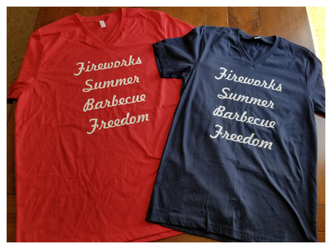 Fireworks, Summer, Barbecue, Freedom