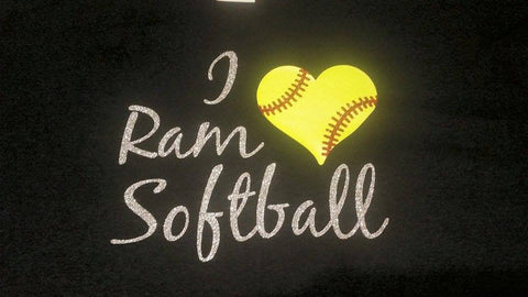 I Heart Ram Softball