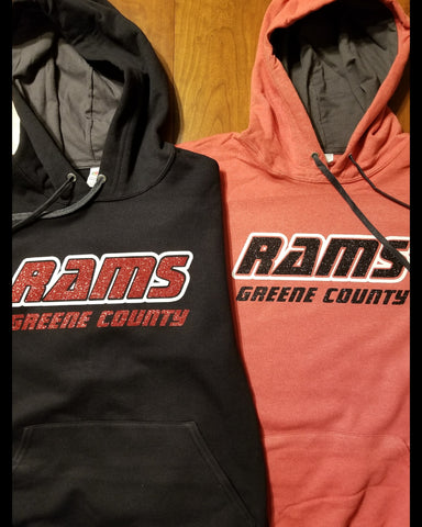 Greene County Rams Hooded Sweatshirt