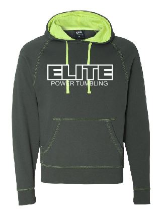 Elite - Unisex Gray Hoodie (front print only)