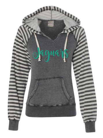 Jaguars Striped Sleeve Hoodie